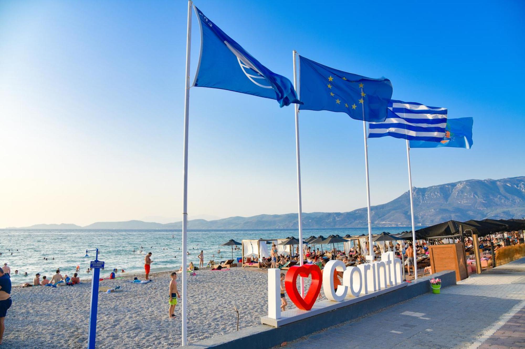 Beach Blue Villa Corinth Екстериор снимка