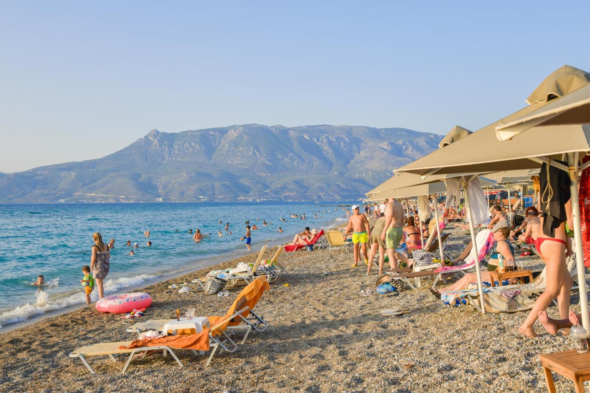 Beach Blue Villa Corinth Екстериор снимка